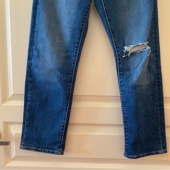 LEVI'S Wedgie High Rise Straight Leg Distressed Jeans - 25 - Picture 7 of 11
